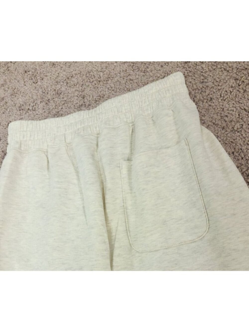 NWT SPANX AE Brushed Straight Leg Pants Heather Cream Small - Picture 5 of 7